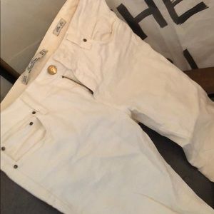 Zara white premium denim slim fit jeans